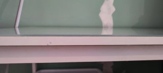 Mesa de cocina Ikea cristal y madera
