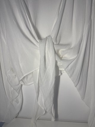 Chaqueta de verano Stradivarius blanca