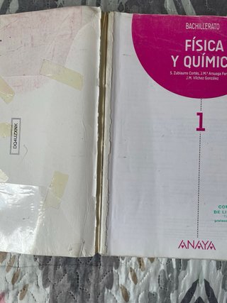 Física y química 1 Bachillerato ANAYA