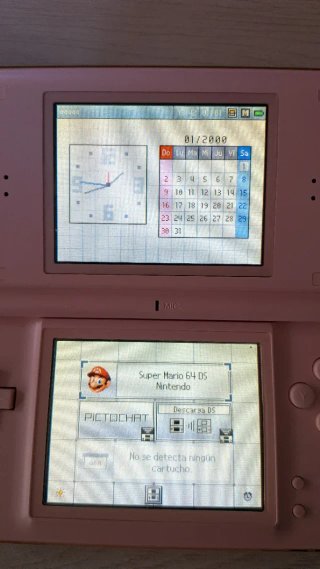 Nintendo DS Lite Rosa + Super Mario