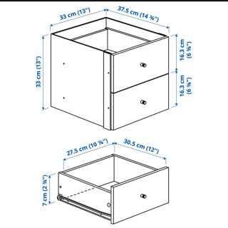 Estantería Kallax IKEA 4 cubos