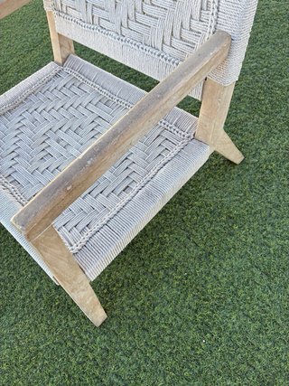 Sillón Palawan madera y cuerda