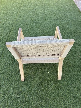 Sillón Palawan madera y cuerda