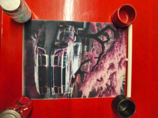 Póster de coche y anime