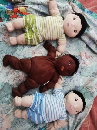 Lote 3 peluches bebé