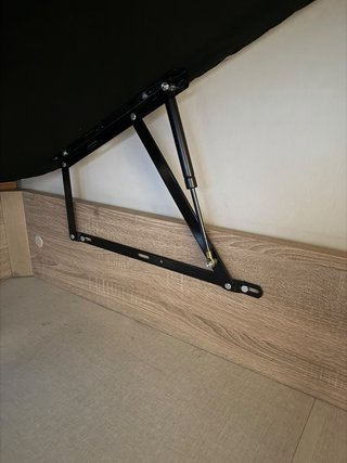 Canapé madera abatible  y colchón 105x190 cm
