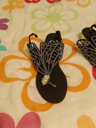 Sandalias de Fantasía Negras