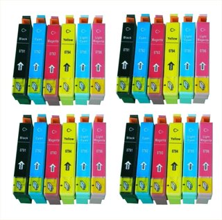 Lote 24 Cartuchos Epson T0791-T0796
