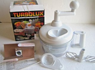 Picadora Ralladora Batidora Manual TURBOLUX 7 en 1