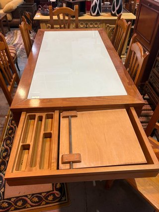 MESA PROVENZAL CON 6 SILLAS