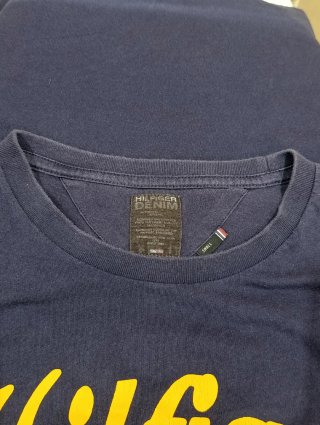Camiseta Manga Larga Hilfiger Denim Azul Retro