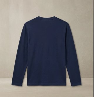 Camiseta Manga Larga Hilfiger Denim Azul Retro