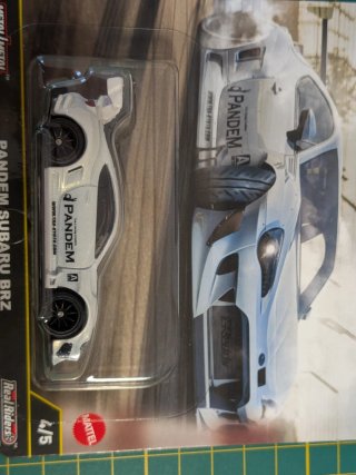 Mint condition Hot Wheels Premium Subaru BRZ