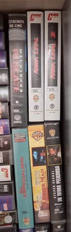 Colección 49 VHS Películas Acción y Aventura