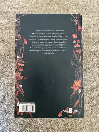 Libro temor de un hombre sabio