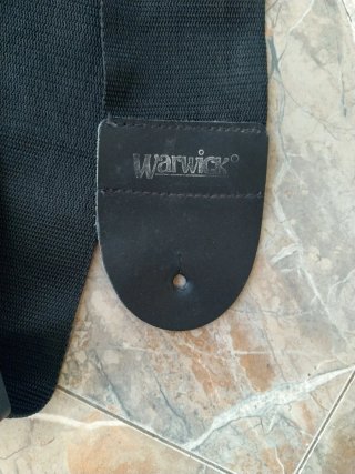 Correa de bajo Warwick negra