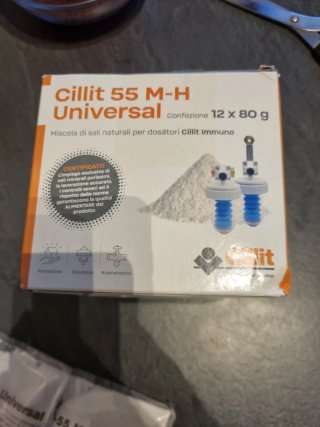2 Bustine Cillit 55 M-H Universal da 80g l'una