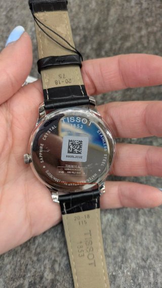 Orologio Tissot Uomo Pelle Nera Argento
