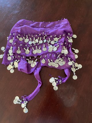 Falda para Danza del Vientre Morada