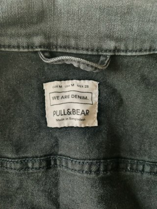 Cazadora Vaquera Pull&Bear Gris