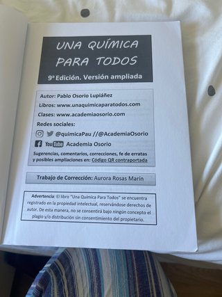 libro una quimica para todos 9 edicion