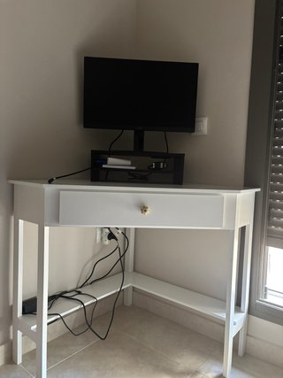 Escritorio esquinero blanco IDMarket