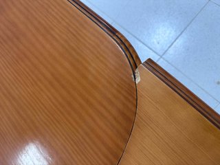 Mesa de comedor extensible de madera
