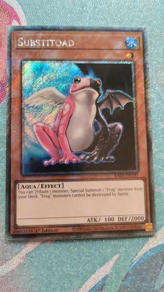 Substitoad RA03 Platinium Secret Rare YGO