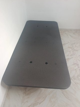 Somier Tapizado Negro 90x190