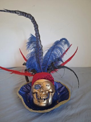 Sombrero Pirata Halloween Calavera