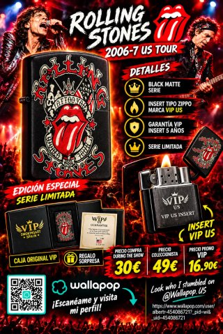 Accendino VIP Rolling Stones Edizione Limitata