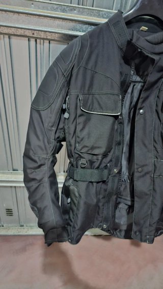 Giacca da moto nera
