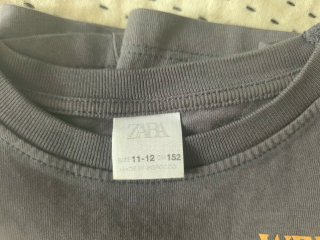 2 Camisetas Zara Talla 11-12 Años