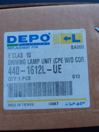 Luz delantera izquierda DEPO Mercedes Clase E W212