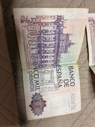 4 Billetes 5000 Pesetas Banco de España
