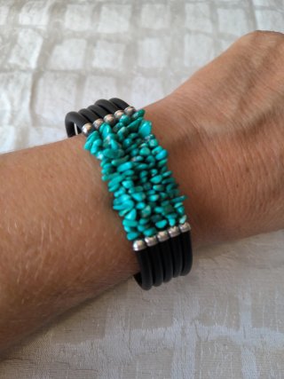 Bracciale vintage con turchesi