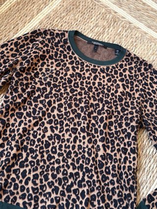 Jersey Scotch & Soda Estampado Leopardo Talla Mg