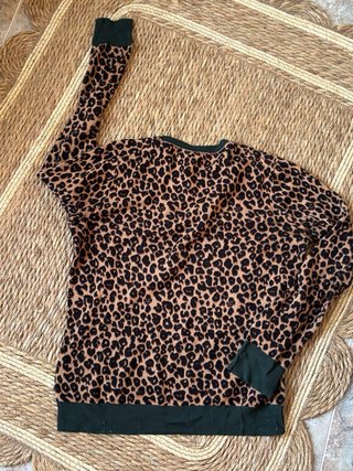 Jersey Scotch & Soda Estampado Leopardo Talla Mg