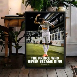 Quadro Neymar Jr The Prince Who Never Became King