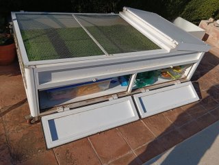 Mueble Tortuguera Blanco