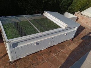 Mueble Tortuguera Blanco