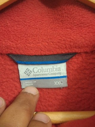 Forro polar Columbia bicolor XXL