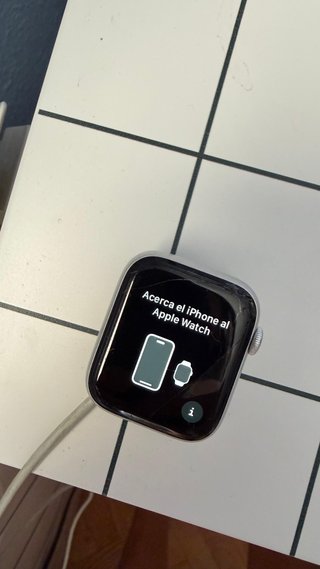 Apple Watch Series 5 44mm Plata/Blanco