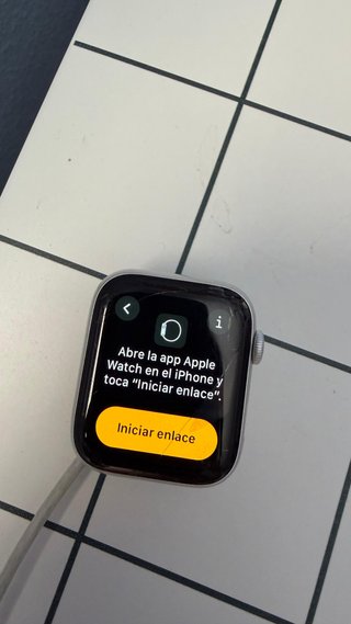 Apple Watch Series 5 44mm Plata/Blanco
