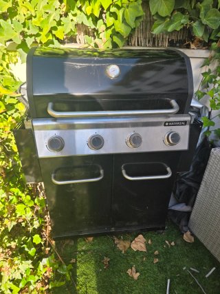 Barbacoa de Gas Natural Negra