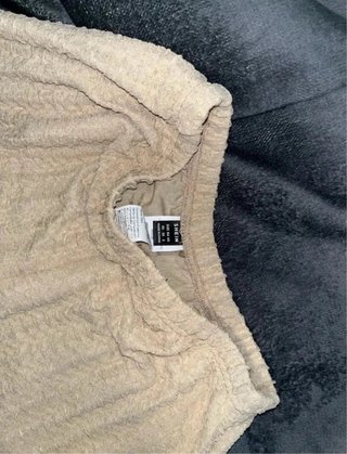 Pantalones de lino beige