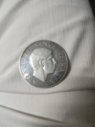 Moneda Plata Charles Prince of Wales