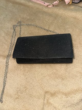 Cartera de fiesta negra