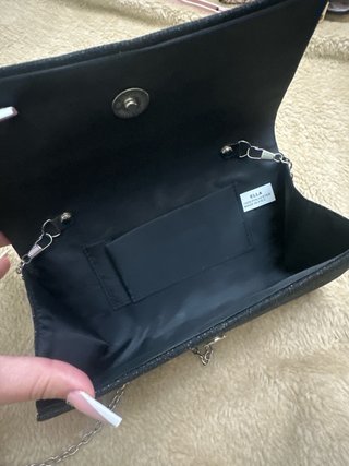 Cartera de fiesta negra