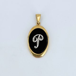 Colgante de Oro 18k - (750), 3.90gr, letra P